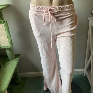 Pink flared low rise y2k pants